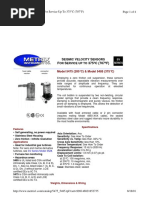 S V S F S 375ºC (707ºF) : Page 1 of 4 Seismic Velocity Sensors For Service Up To 375°C (707°F)