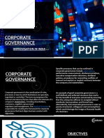 Corporate Governance: Improvisation in India