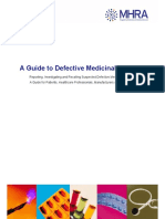 Guide To Defective Medicinal Products