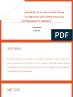 Childhood Nontuberculous Mycobacterial Lymphadenitis-Observation Alone Is A Good Alternative To Surgery