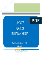 Update PSAK - 24 Imbalan (Paska) Kerja Dampak