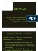 Pathways: Catholic Educational Association of The Philippines National Convention September 26, 2013