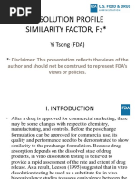 FDA Slides On Disso Profile