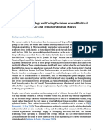 ACLED Methodology for Coding Political Violence and Demonstrations in Mexico