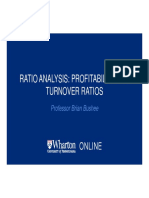 Ratio Analysis Profitability and Turnover Ratios