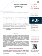 The Current Status of Three-Dimensional Ultrasonography in Gynaecology