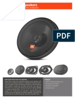 JBL Stage Speakers Spec Sheet