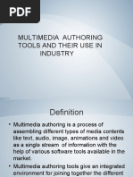 Multimedia Authoring Tools and Their Use in Industry