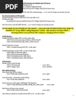 BMW Coding Parameters - F85 - For X5M and X6M Series