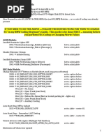 BMW F10 Coding Guide and Cheat Sheet | PDF | Headlamp | Wheeled Vehicles