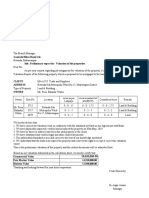 Gandaki Bikas Bank Ltd. Sub: Preliminary Report For Valuation of The Properties