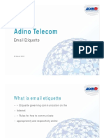 Adino Email Etiquette
