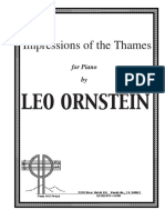 Ornstein's Impressions of the Thames for Piano