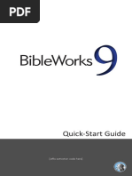 Bibleworks: Quick-Start Guide