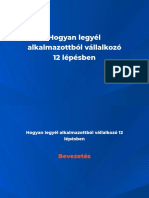 Hogyan Legyel Alkalmazottbol Vallalkozo 12 Lepesben PDF