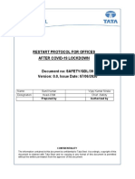 Restart Protocol For Offices After COVID Lockdown-V 0.0 PDF