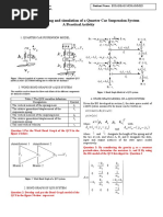 K V y V, y V,: Bond Graph Modeling and Simulation of A Quarter Car Suspension System A Practical Activity