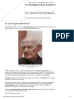 Zigmunt Bauman o Holokaustu Kao Prozoru U Modernost