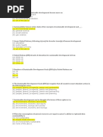 Sustainable Development MCQs PDF | PDF | Sustainability | Sustainable ...