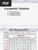 Asymptotic Notation