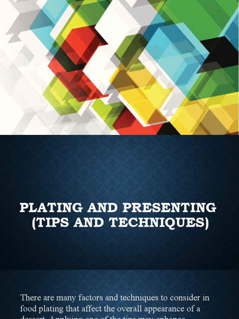 Plating and Presenting PDF