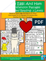 Cat Hat Green Eggs Guided Reading