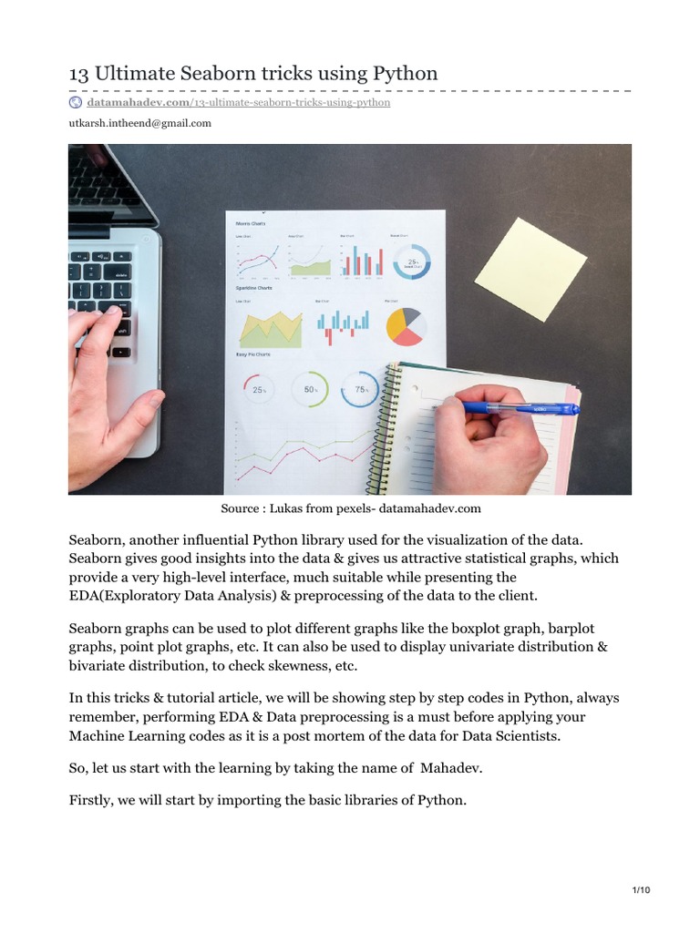 13 Ultimate Seaborn Tricks Using Python (Tutorial) | PDF
