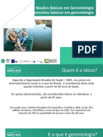 Curso de Noções Básicas em Gerontologia