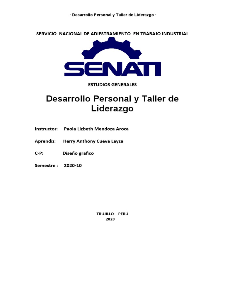 Autoconocimiento en Liderazgo Personal | PDF | Autoestima | Liderazgo