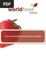 Download World Food Moscow Exhibitor List 2010 by Andrew Nicholson SN46868171 doc pdf