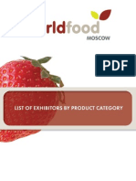 World Food Moscow Exhibitor List 2010