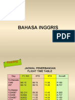 Flight Schedule Table"-SG12 to Manado in 6 hrsTITLE"Train Timetable"-Argolawu from Surabaya in 5 hrs TITLE"Comparing Amounts"-More, Fewer, Most, LeastTITLE"Language Functions