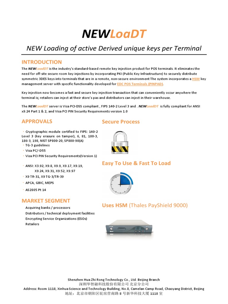 Remote Key Injection for POS Terminals | PDF | Payment Card Industry ...