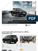 Land Cruiser 150 Land Cruiser 5 p. 2.8D 6 v. Automático VXL