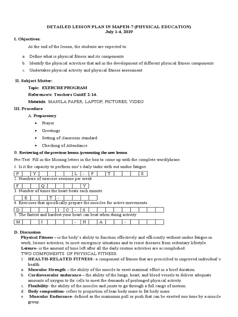 Understanding Physical Fitness Components | PDF | Physical Fitness | Muscle