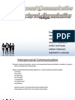 Essential aspects of interpersonal communication