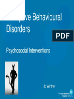 Psych Reg Disruptive Behavioural Disorders 2009