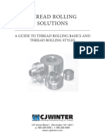 Thread Rolling Solutions Basics