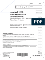 January 2005 QP - C1 Edexcel.pdf