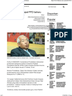 PPD baharu Kuala Kangsar Dato Seri Mahdzir Khalid