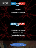 Welcome Come On Play Now: Comeonplaynow