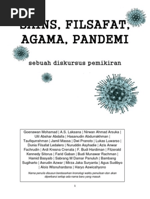 20200627 Diskursus Sains Filsafat Agama Dan Pandemi Pdf