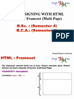 HTML - Multiple Web Frameset