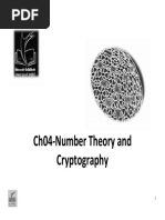 04-Number Theory and Cryptography