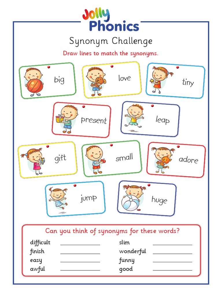 Synonym Challenge PDF