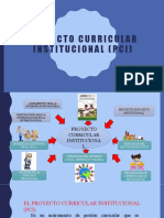 Proyecto curricular institucional (pci) 