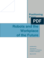 IFR Robots and The Workplace of The Future Positioning Paper