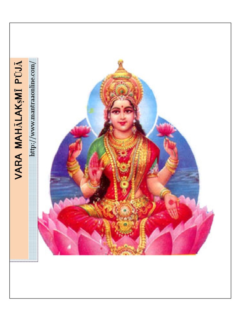 Vara Mahalakshmi Puja Checklist Guide | PDF | Religion & Spirituality