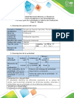 Guía de Actividades y Rúbrica de Evaluación - Paso 3 - Diseño