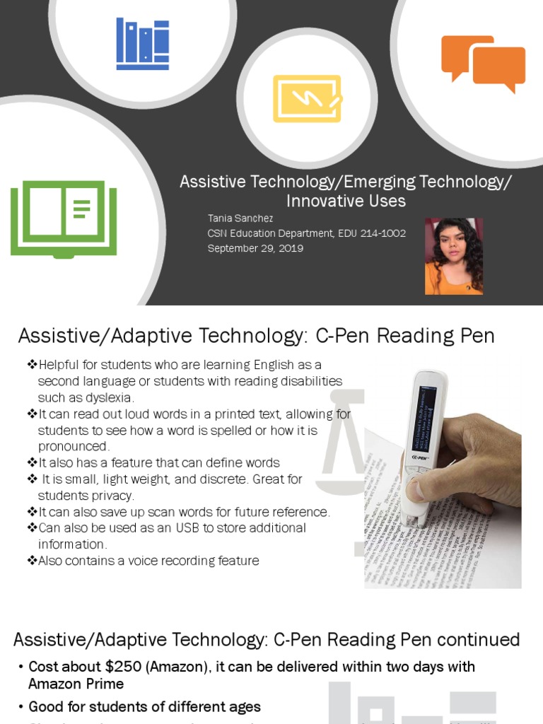 Assistive Technology | PDF | Virtual Reality | Communication